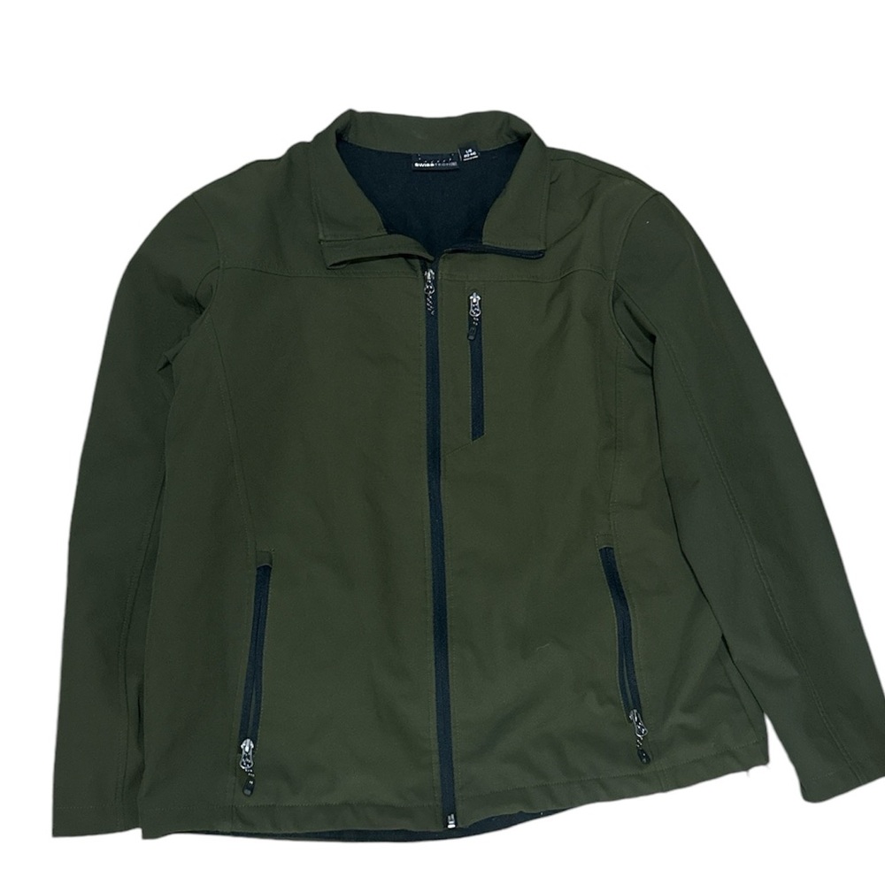 Swiss Tech Mens Green Jacket LG 42 44